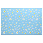 Blue Daisy Fabric Stof (Yard (91,4 cm))