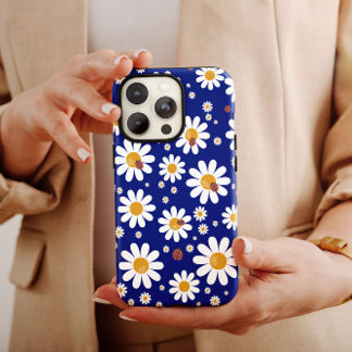 Blue Daisy Flower | iPhone 14 Hoesje-Mate Case-Mate iPhone 14 Hoesje