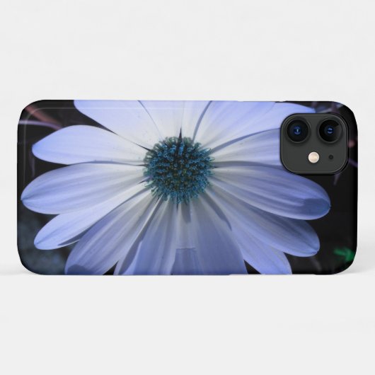 Blue Daisy Flower iPhone 3 Case (Achterkant (horizontaal))