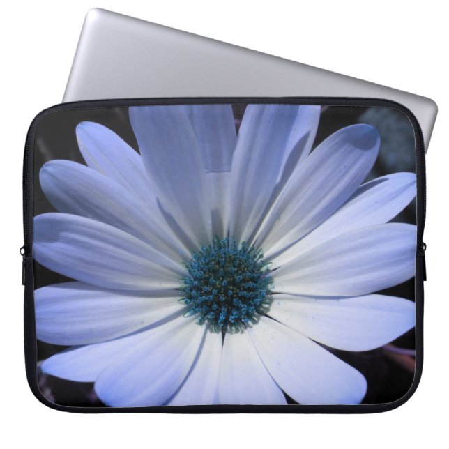 Blue Daisy Flower-laptoptas Laptop Sleeve (Voorkant)