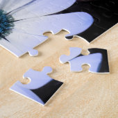 Blue Daisy Flower Puzzle Legpuzzel (Zijkant)