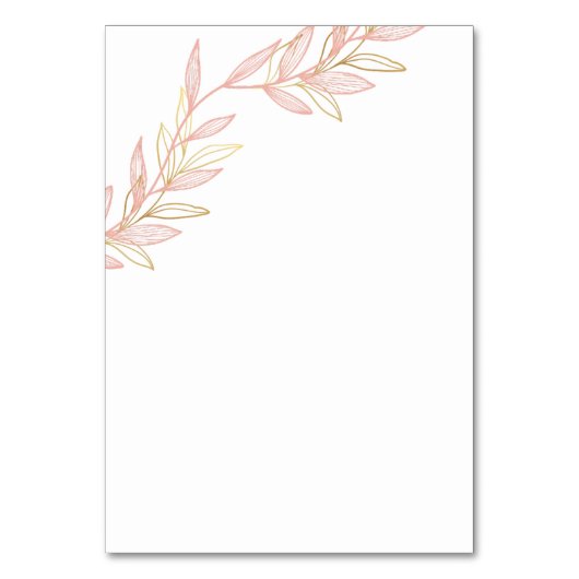 Blue Daisy Flowers Tafelnummer Kaart (Achterkant)