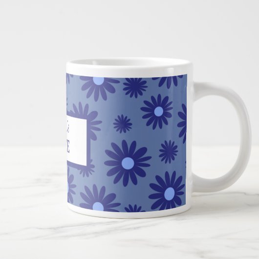 Blue Daisy Grote Koffiekop (Rechts)