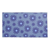 Blue Daisy Kussensloop (Achterkant)