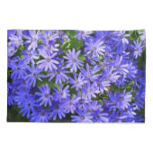 Blue Daisy-like Flowers Natuur Fotografie Kussensloop (Achterkant)