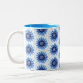 Blue Daisy-Mok Tweekleurige Koffiemok (Links)