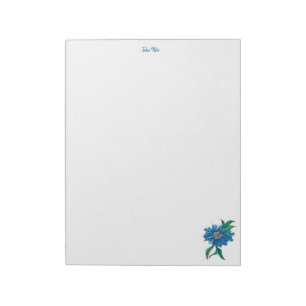 Blue Daisy Note Pad Notitieblok