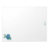 Blue Daisy Note Pad Notitieblok (Voorkant)