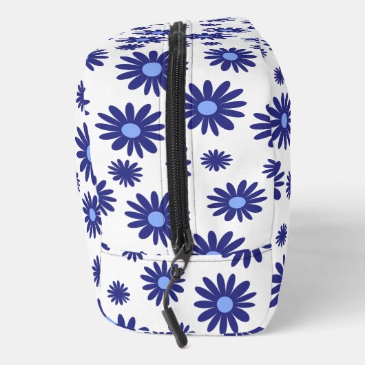 Blue Daisy Pattern Toilettasje (Rechts)
