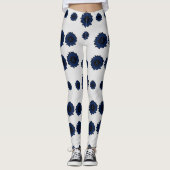Blue Daisy...RA Leggings (Voorkant)