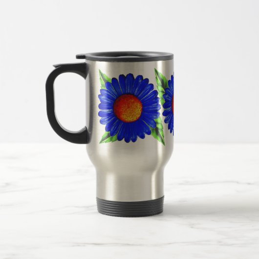 Blue Daisy Reisbeker (Links)