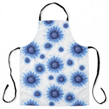 Blue Daisy-Schort