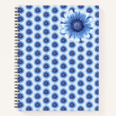 Blue Daisy Spiral Notitieboek (Voorkant)