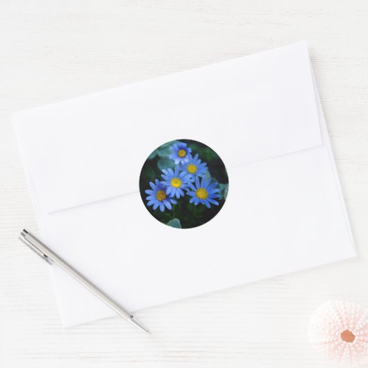 Blue Daisy Stickers (Envelop)