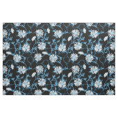 Blue Daisy Stof (Yard (91,4 cm))