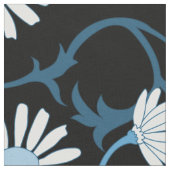 Blue Daisy Stof (Close Up)