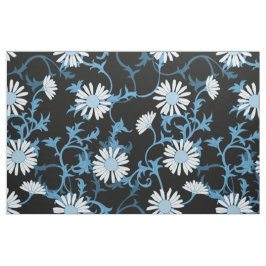 Blue Daisy Stof