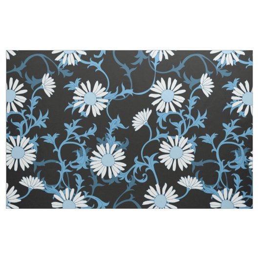 Blue Daisy Stof (Fat Quarter)