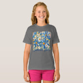 Blue Daisy T-shirt (Voorkant volledig)
