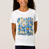 Blue Daisy T-shirt (Voorkant)