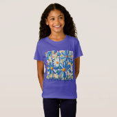 Blue Daisy T-shirt (Voorkant volledig)