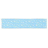 Blue Daisy Table Runner Korte Tafelloper (Horizontaal)