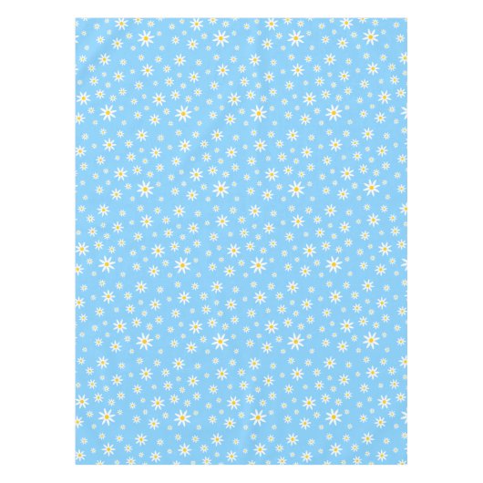 Blue Daisy Tablecloth Tafelkleed (Voorkant)