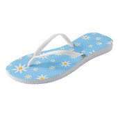 Blue Daisy-Teenslippers Teenslippers (Schuin)