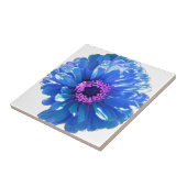 Blue Daisy Tegeltje (Zijkant)