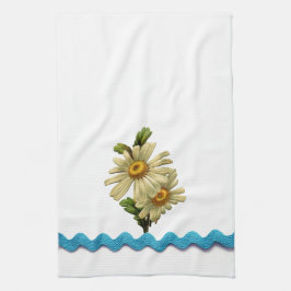 Blue Daisy Theedoek