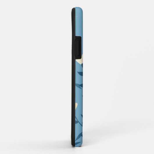 Blue Daisy Thema Gepersonaliseerde Telefoon Case F (Achterkant/rechts)