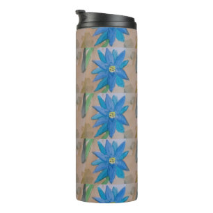 Blue Daisy Thermosbeker