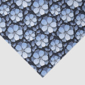 Blue Daisy Tissuepapier (Detail)