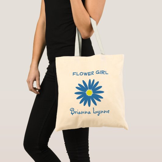 Blue Daisy Tote Bag (Voorkant (product))