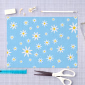 Blue Daisy-weefselpapier Tissuepapier (Craft)