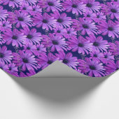 Blue Daisy Wrapping Paper - Aangepast cadeaupapier (Hoek)