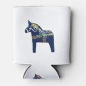 Blue Dala Horse Blikjeskoeler (Voorkant)