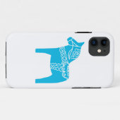 Blue Dala Horse Case-Mate iPhone Case (Achterkant (horizontaal))