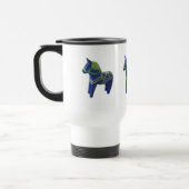 Blue Dala Horse Commuter Mok (Links)