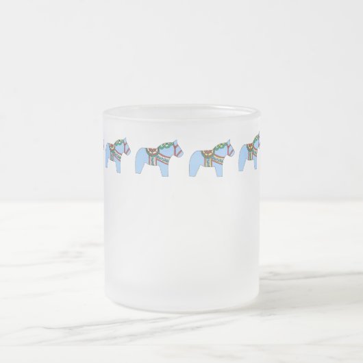 Blue Dala Horse Mok (Center)