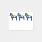 Blue Dala Horse Post Post-it® Notes (Voorkant)