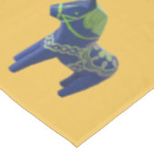 Blue Dala Horse Tablecloth Tafelkleed (Gekanteld)