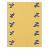 Blue Dala Horse Tablecloth Tafelkleed (Voorkant)
