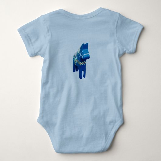 Blue Dala Horses Romper (Achterkant)