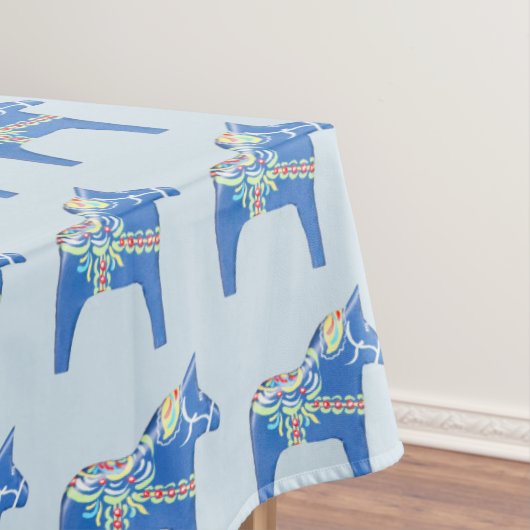 Blue Dala Horses Tafelkleed (Voorbeeld)