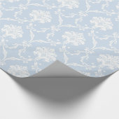 Blue Damask Cadeaupapier (Hoek)