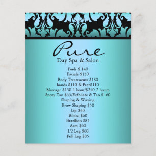 Blue Damask Flyer