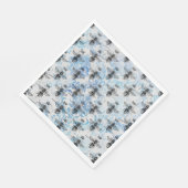 Blue Damask Honeybee Servet (Hoek)