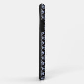 Blue Damask iPhone 11 Hoesje (Achterkant/rechts)