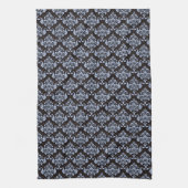 Blue Damask Kitchen Towel Theedoek (Verticaal)